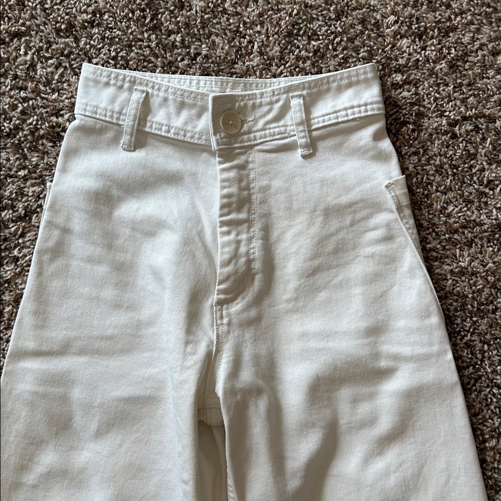 Zara High Rise Wide Leg Jeans - Picture 2 of 7